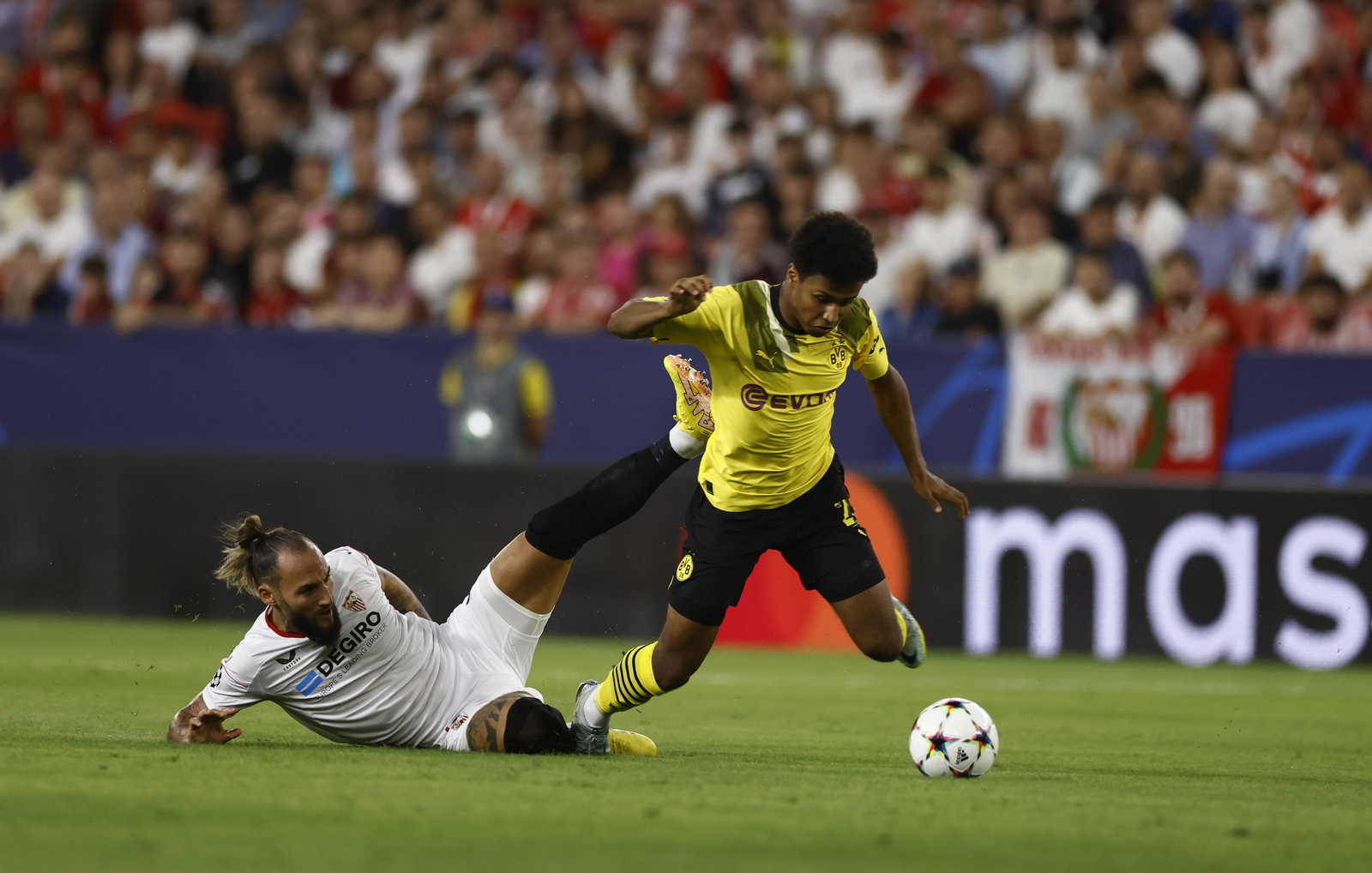 Las imágenes del Sevilla fc-Borussia