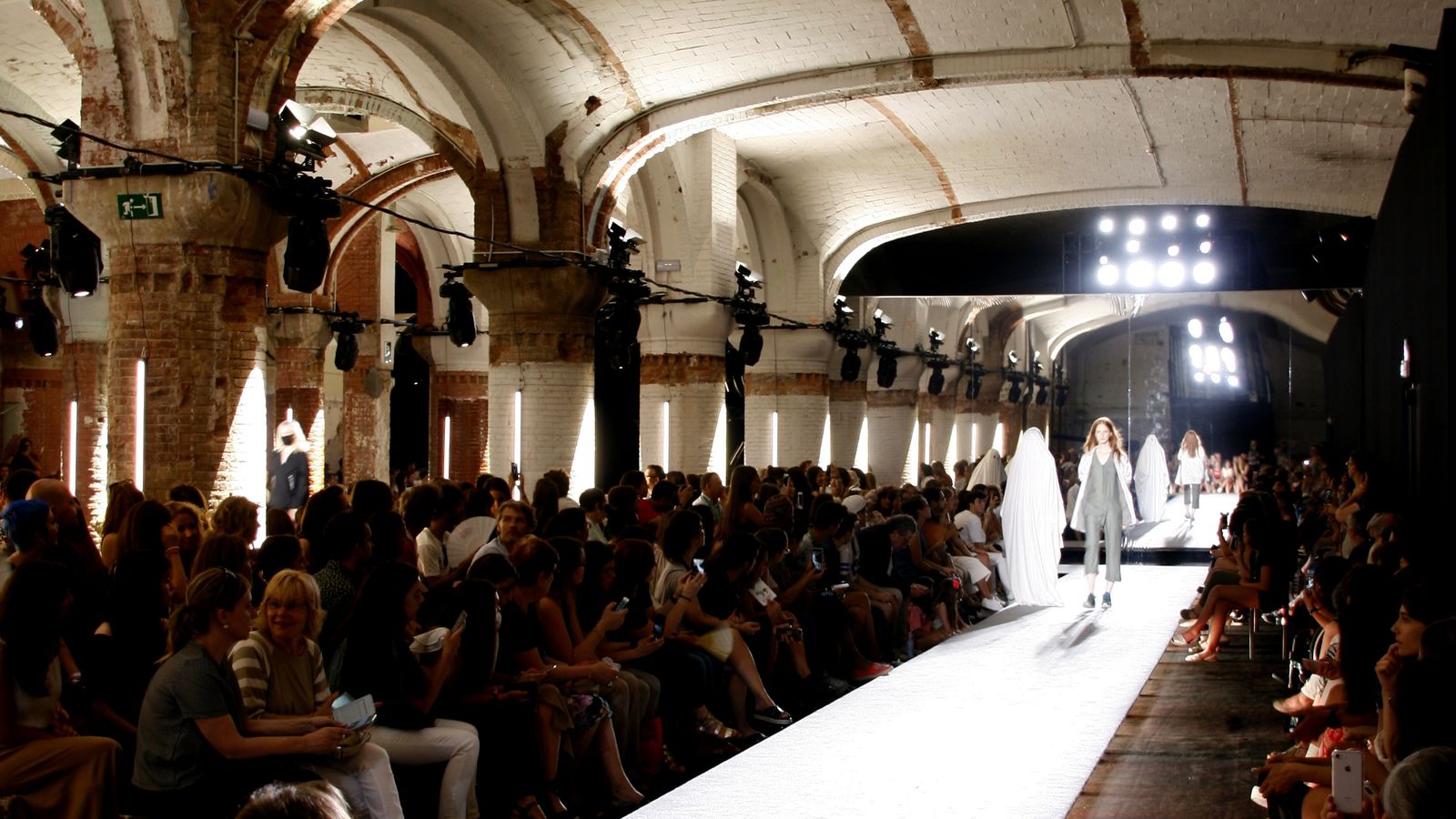 Panorámica del reciento de Sant Pau la pasada edición de la pasarela.