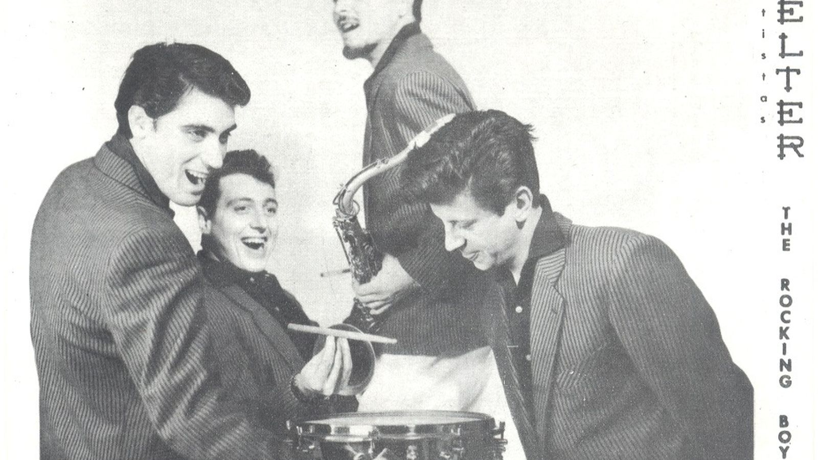 La portada de un disco de Los Rocking Boys.