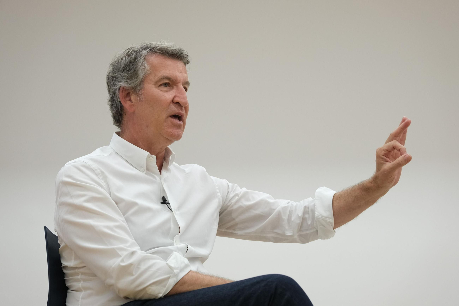 El líder del PP, Alberto Núñez Feijóo