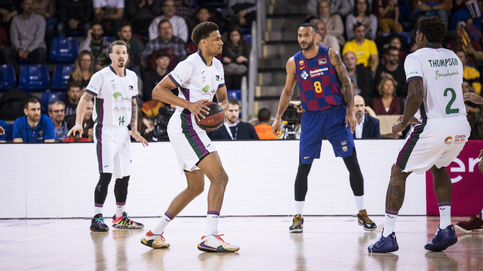 El Barcelona-Unicaja, en fotos