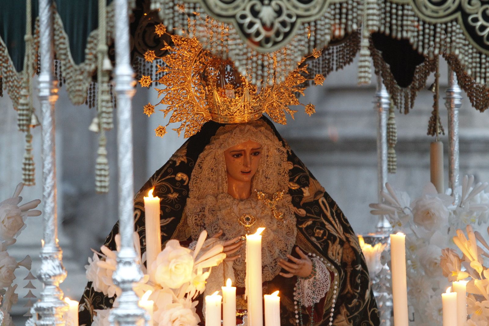 Imágenes de la Procesión de Estudiantes. Semana Santa Almería 2019