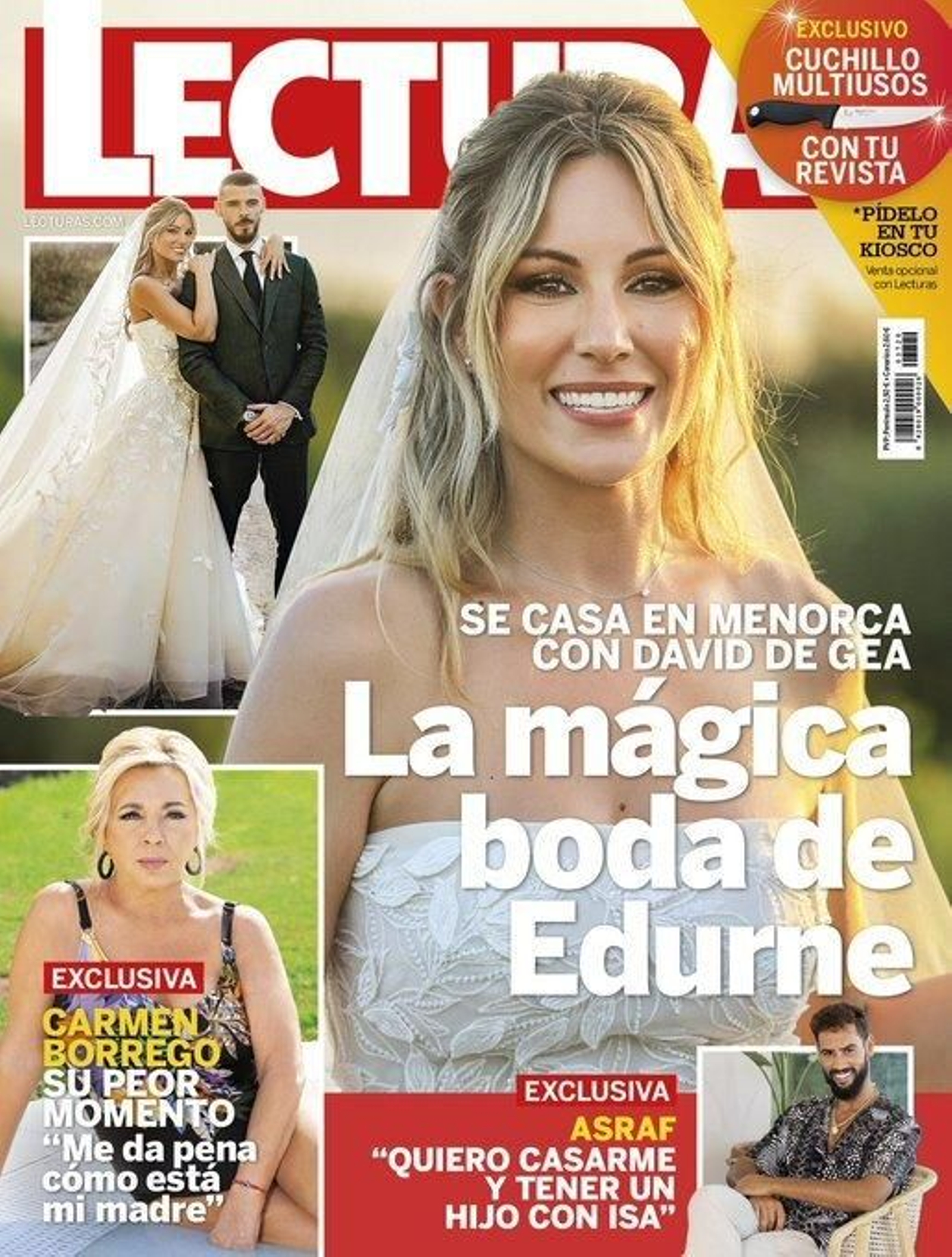 Portada de la revista 'Lecturas' de esta semana, con Carmen Borrego