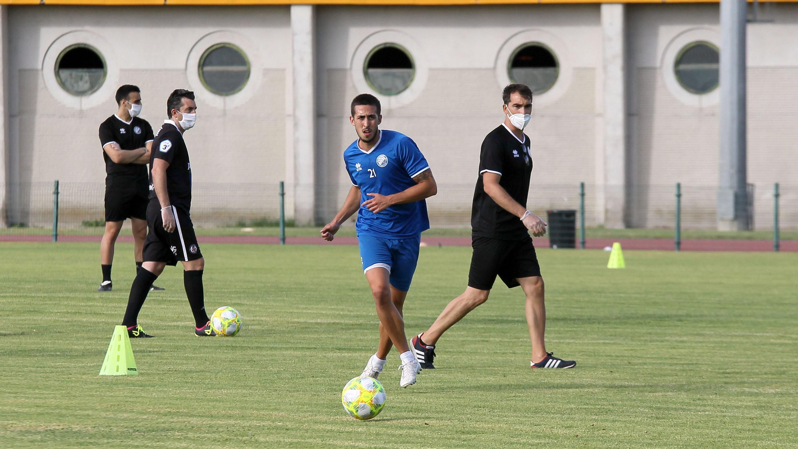 Primer entrenamiento del Xerez DFC en el Pepe Ravelo
