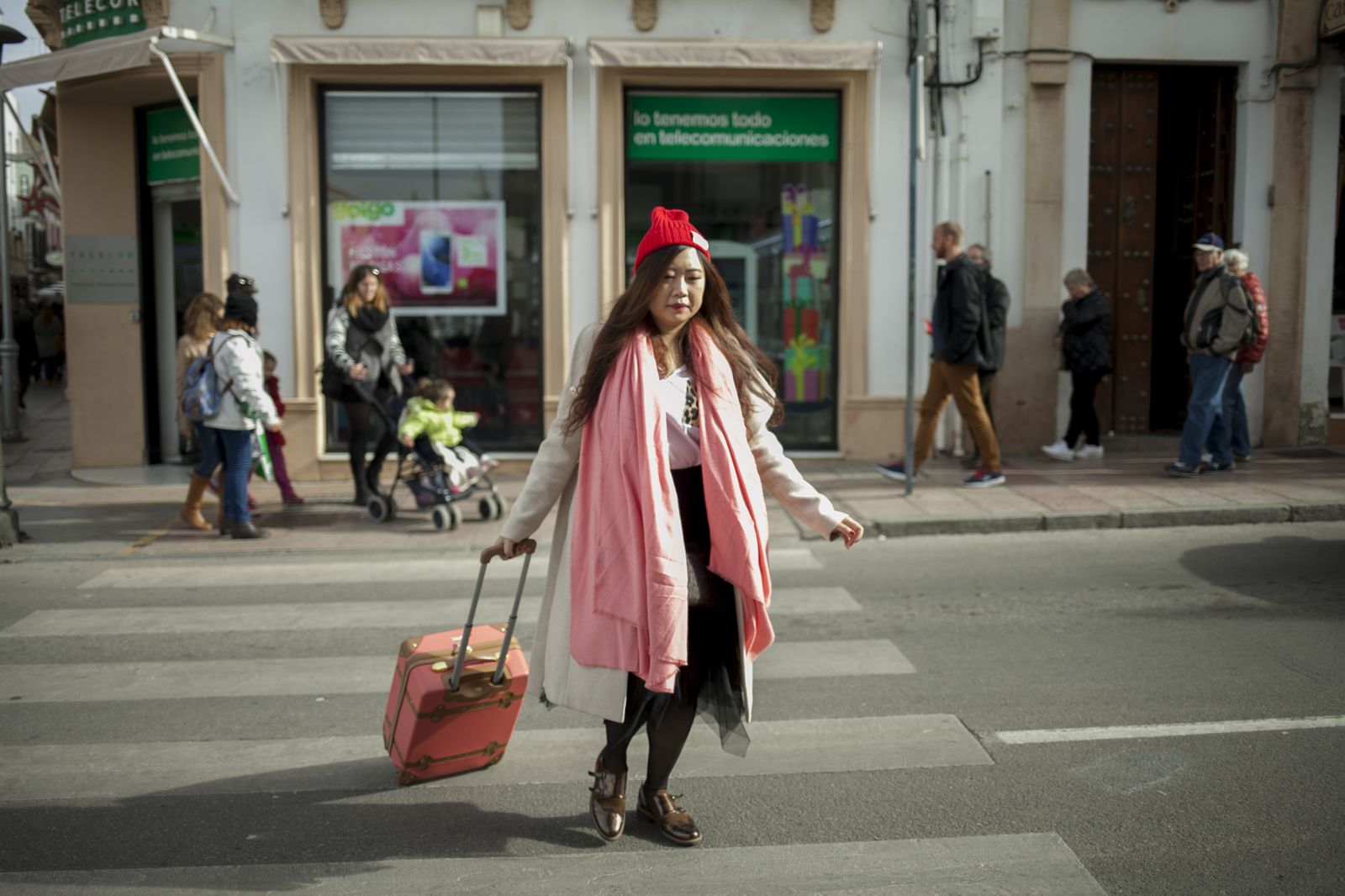 Turísticas asiáticos en Ronda.