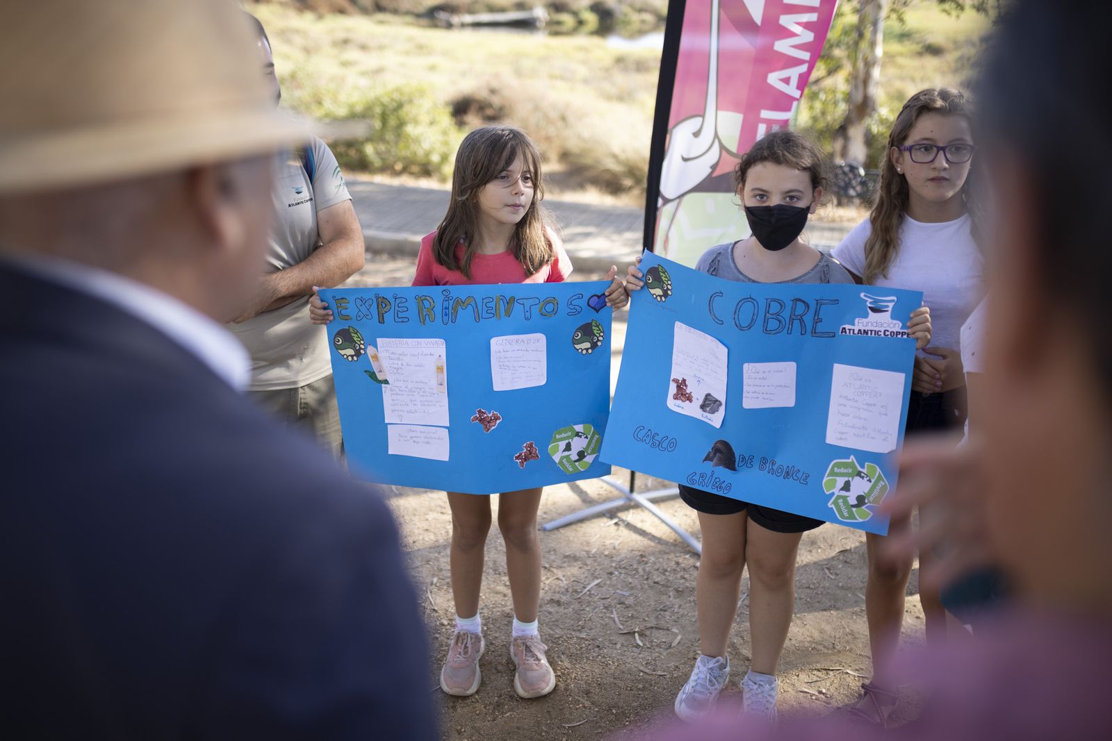 Imágenes de la clausura de la Escuela de Exploradores en Marismas del Odiel