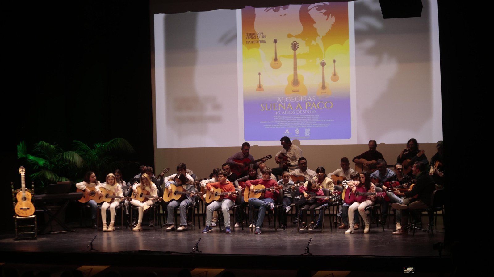 Las fotos del acto homenaje a Paco de Lucía  "Guitarras al cielo"