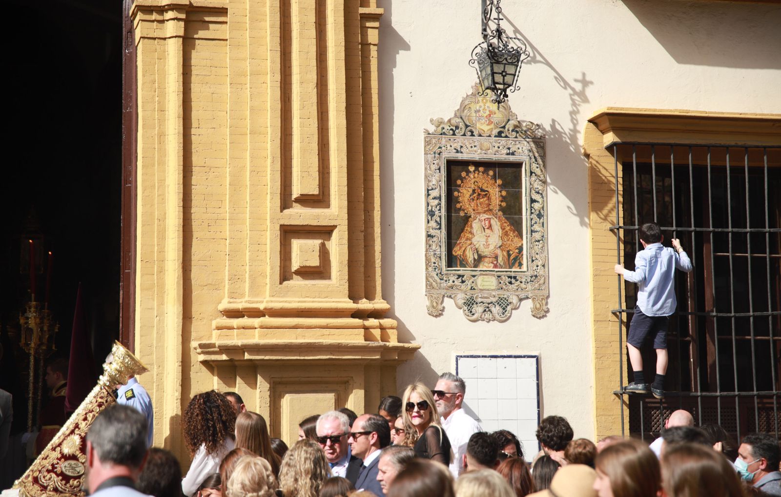 Fotos de San Roque el Domingo de Ramos en la Semana Santa de Sevilla