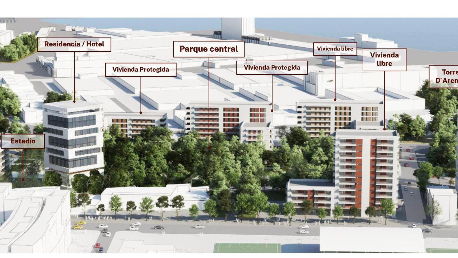 Proyecto previsto por la Zona Franca en Navalips. Proyecto previsto por la Zona Franca en Navalips.