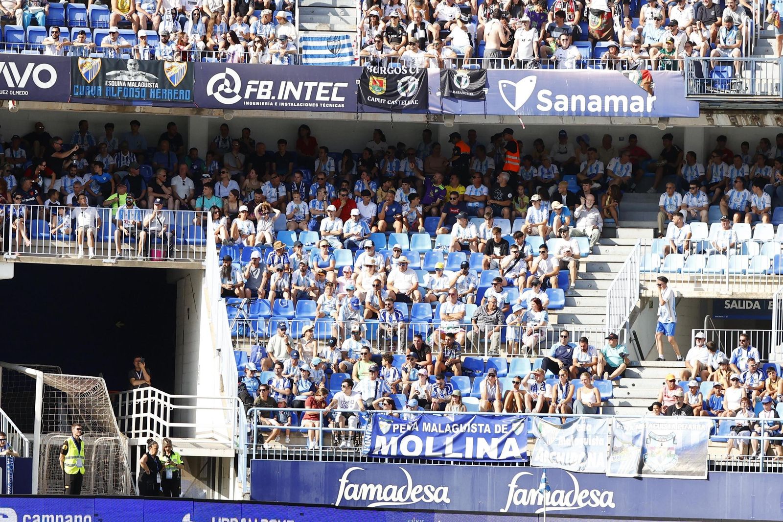 Búscate en las gradas de La Rosaleda en el Málaga CF-Burgos