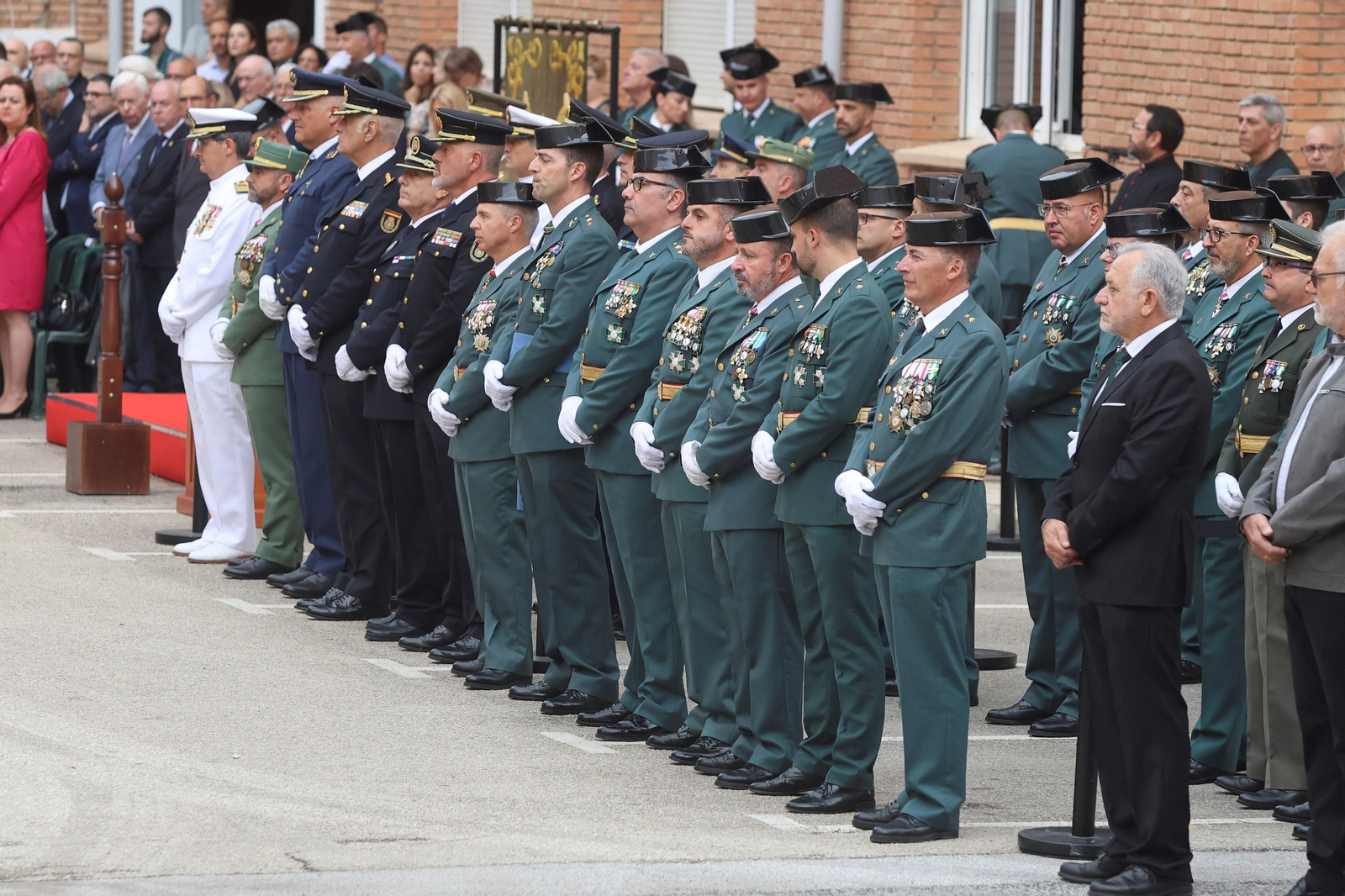 La Guardia Civil de Málaga homenajea a los agentes retirados en su 179 aniversario