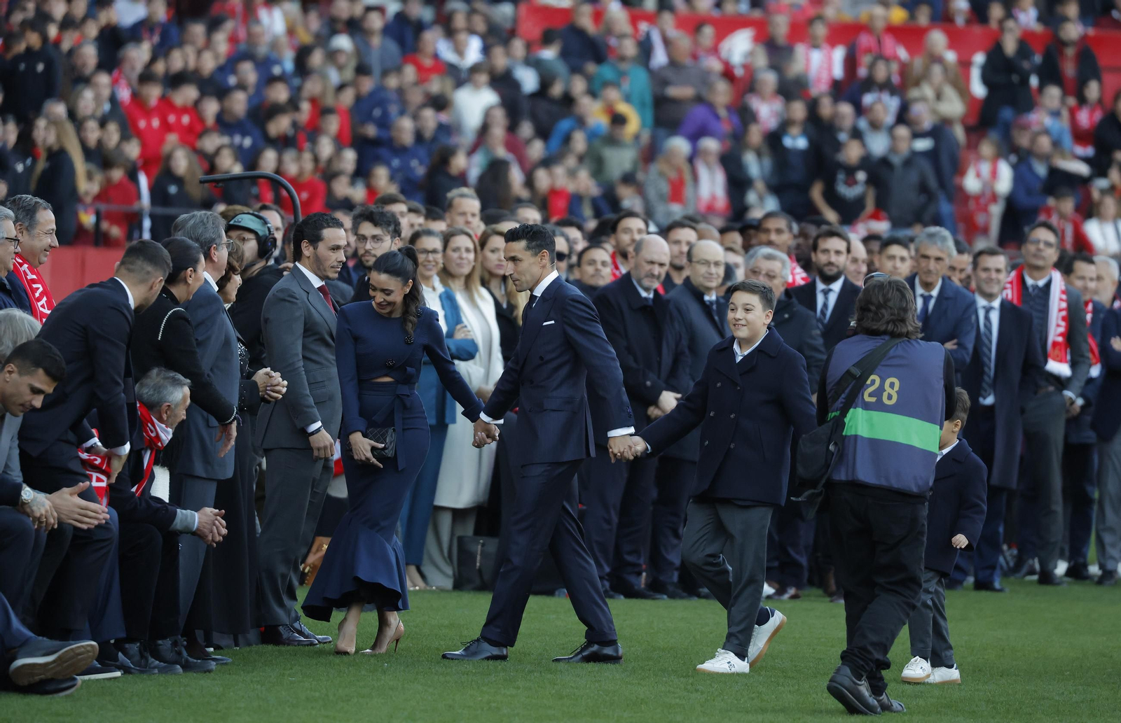 Las imágenes del homenaje a Jesús Navas