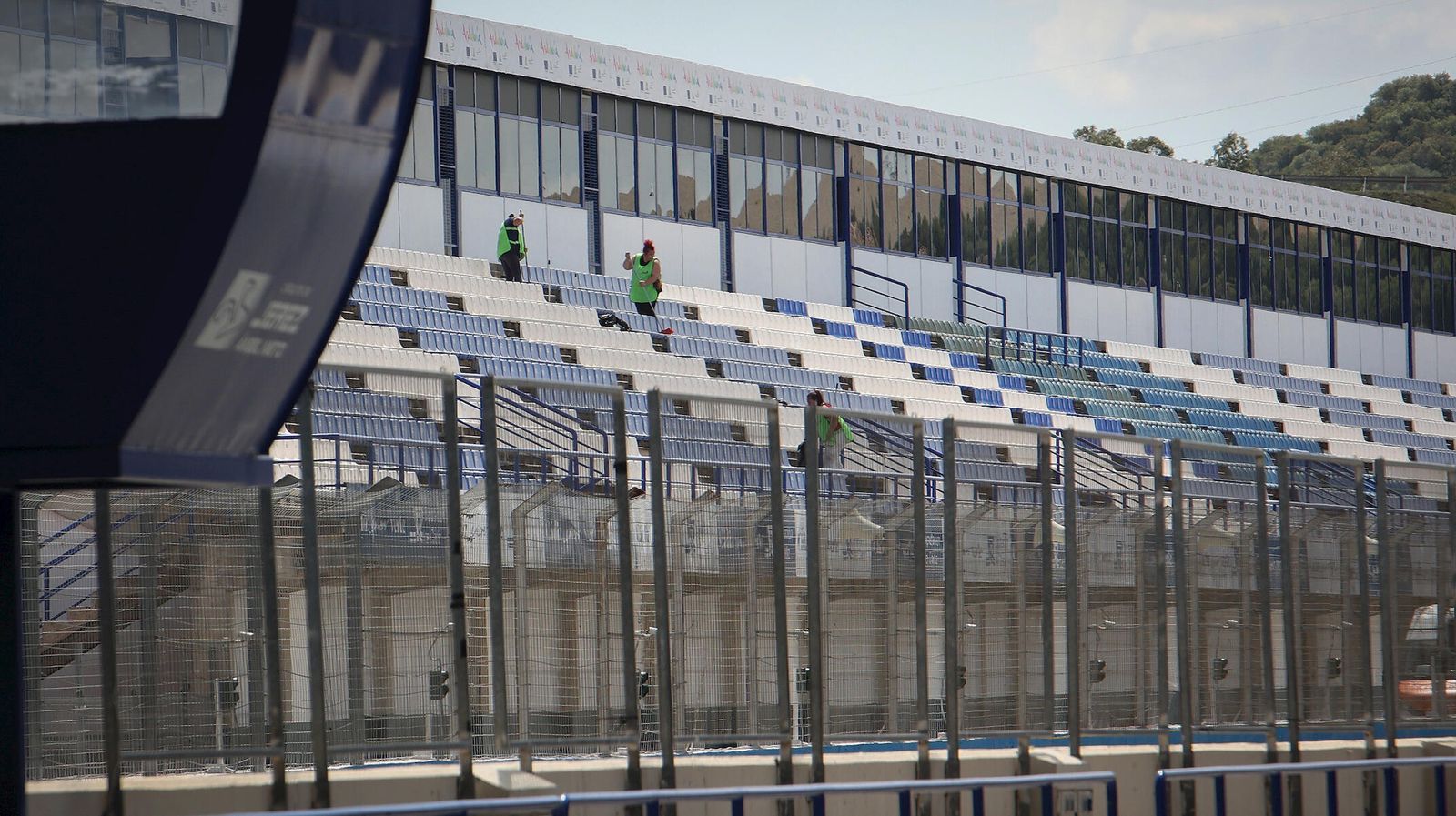 Así se prepara  el circuito para recibir el Gran Premio