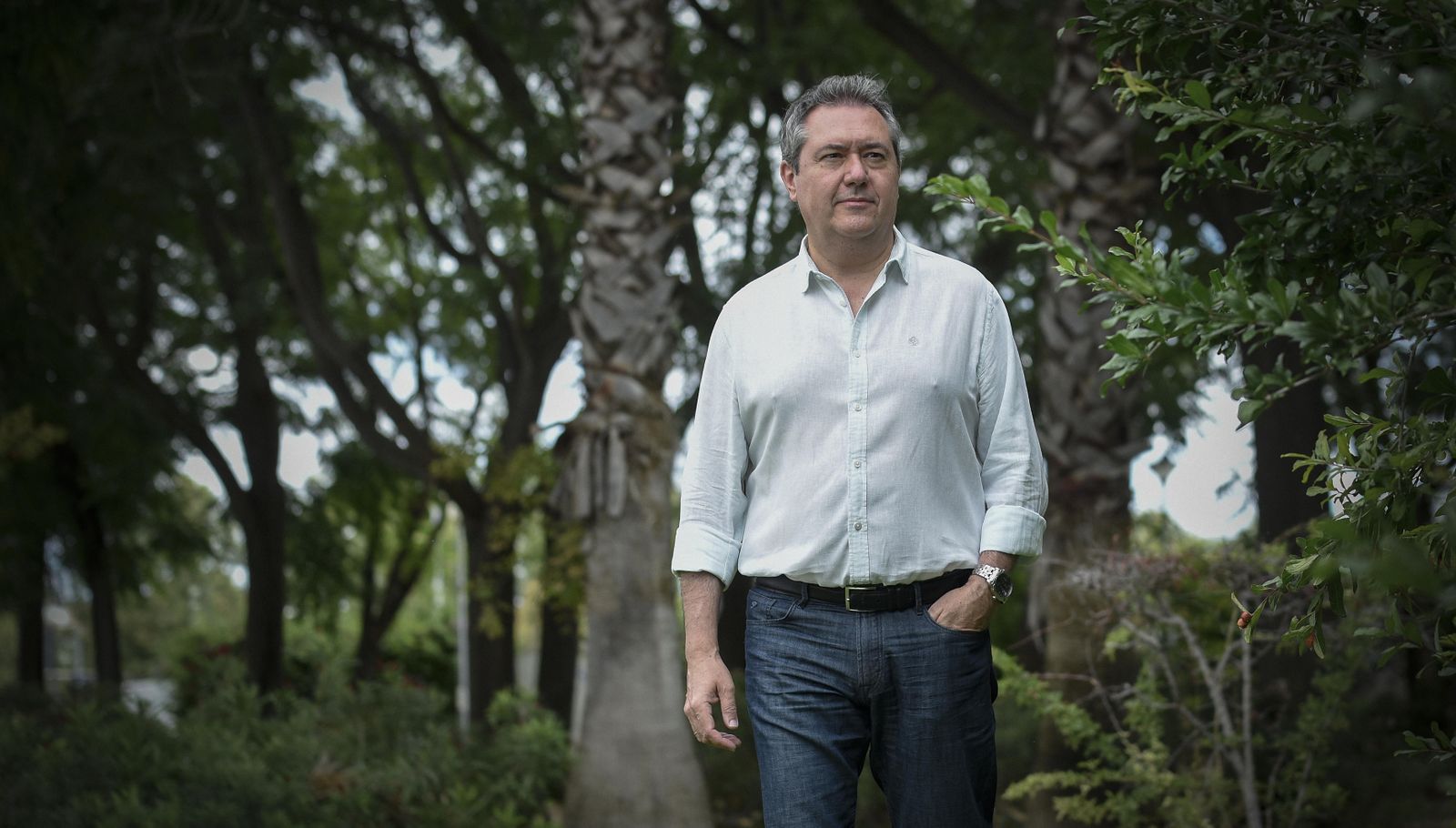 Juan Espadas, este sábado en Sevilla.