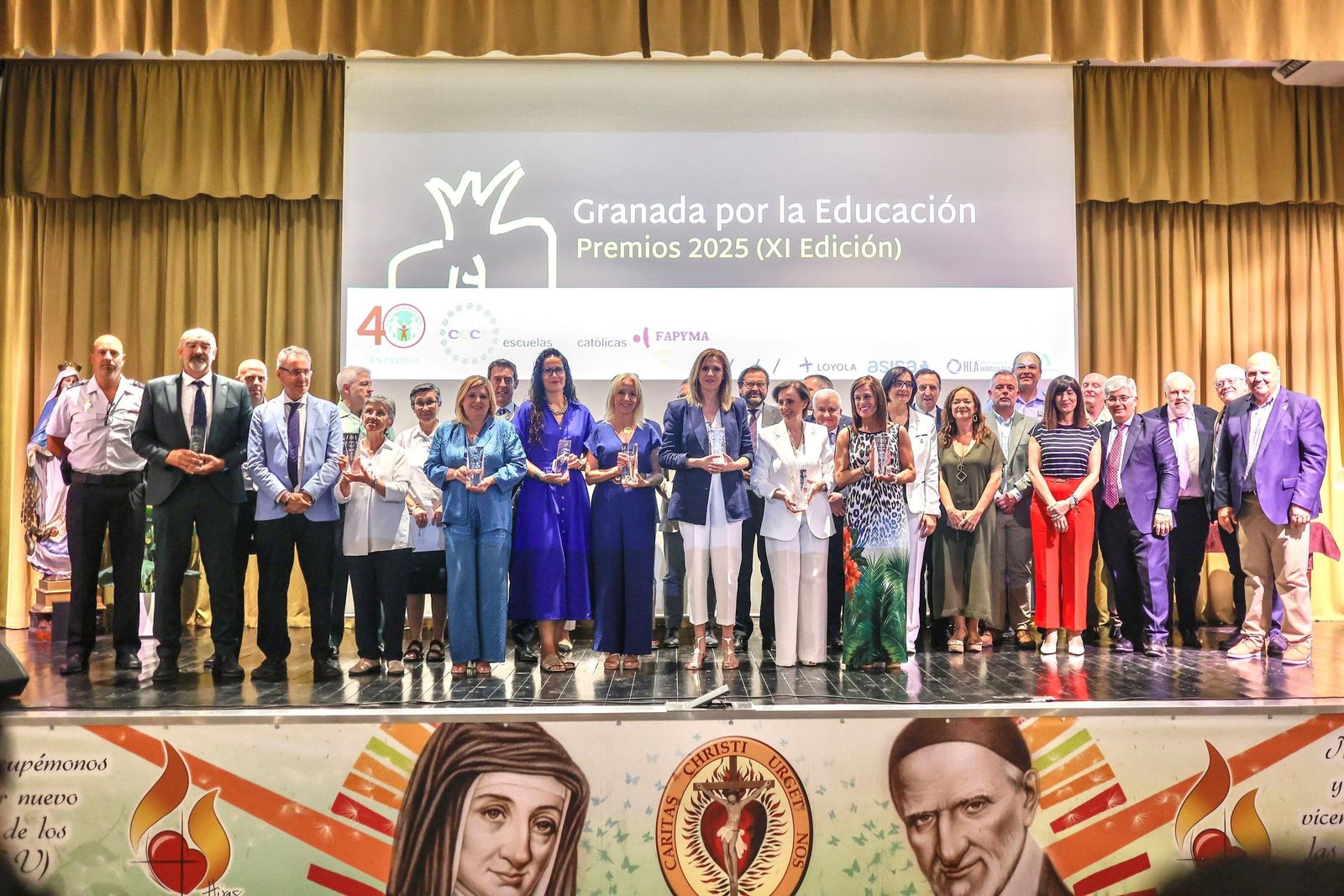 Las mejores imágenes de la entrega de los Premios Granada por la Educación 2025