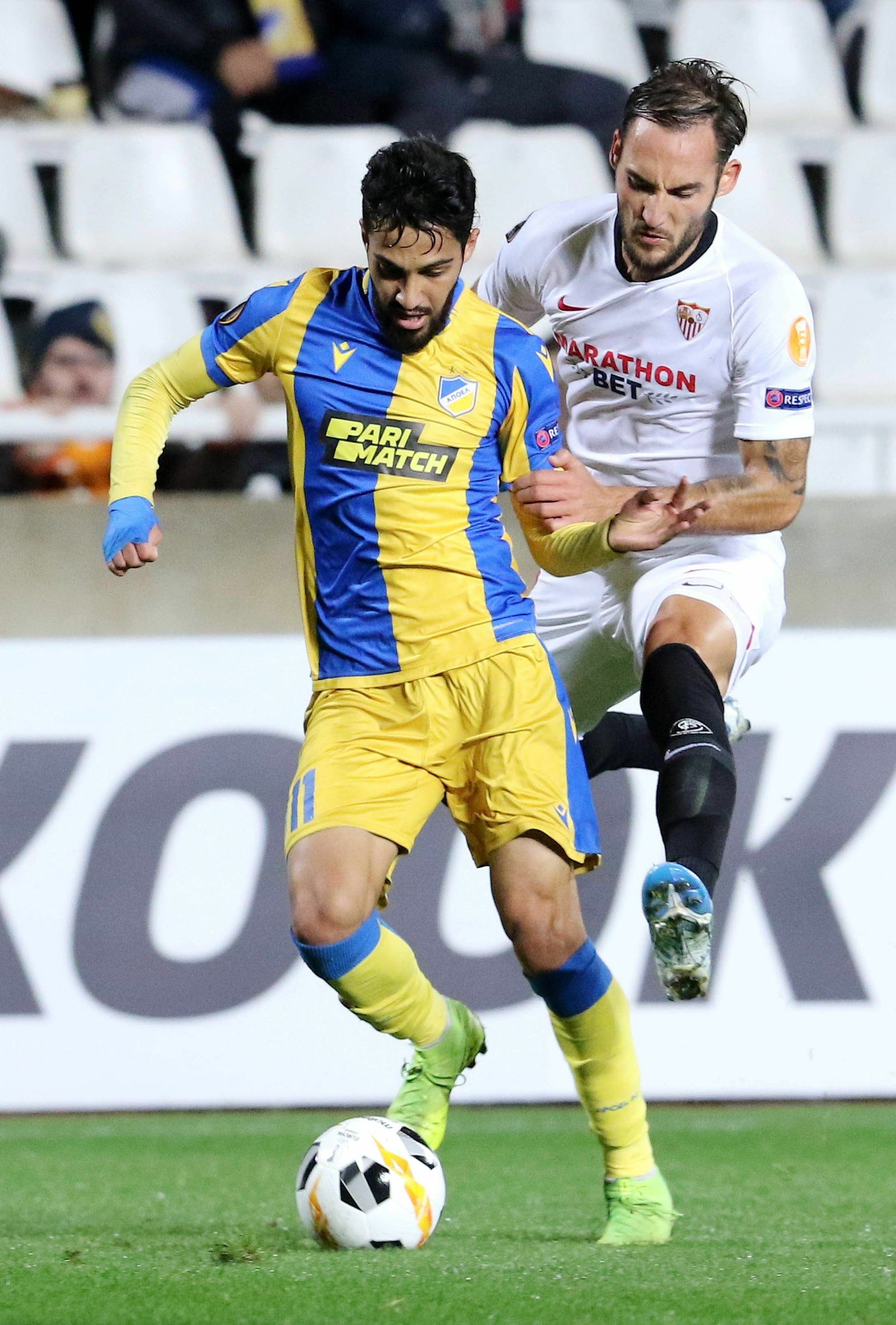 Las imágenes del APOEL-Sevilla