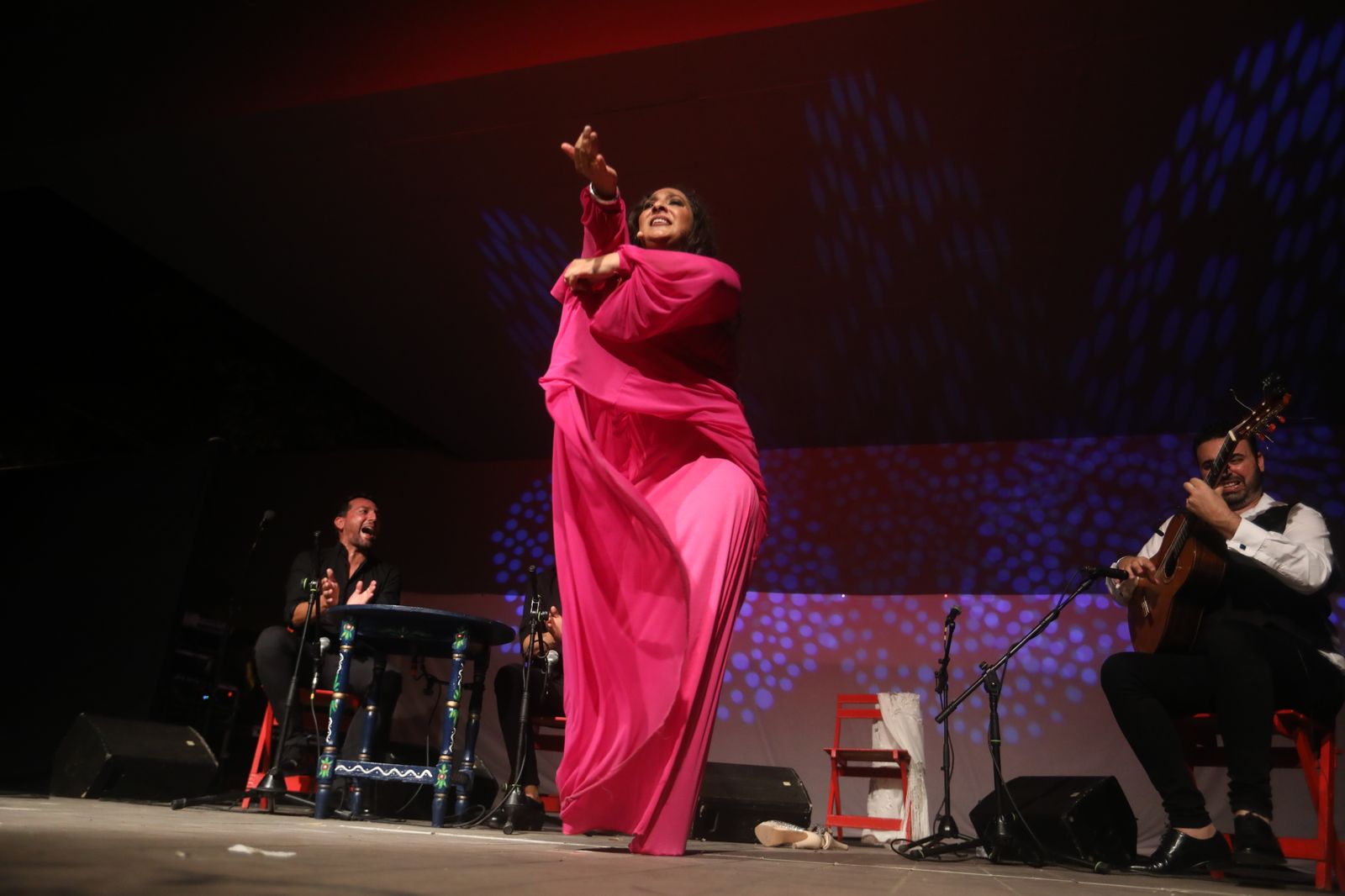 La noche flamenca en el Parque de San Fernando, en imágenes
