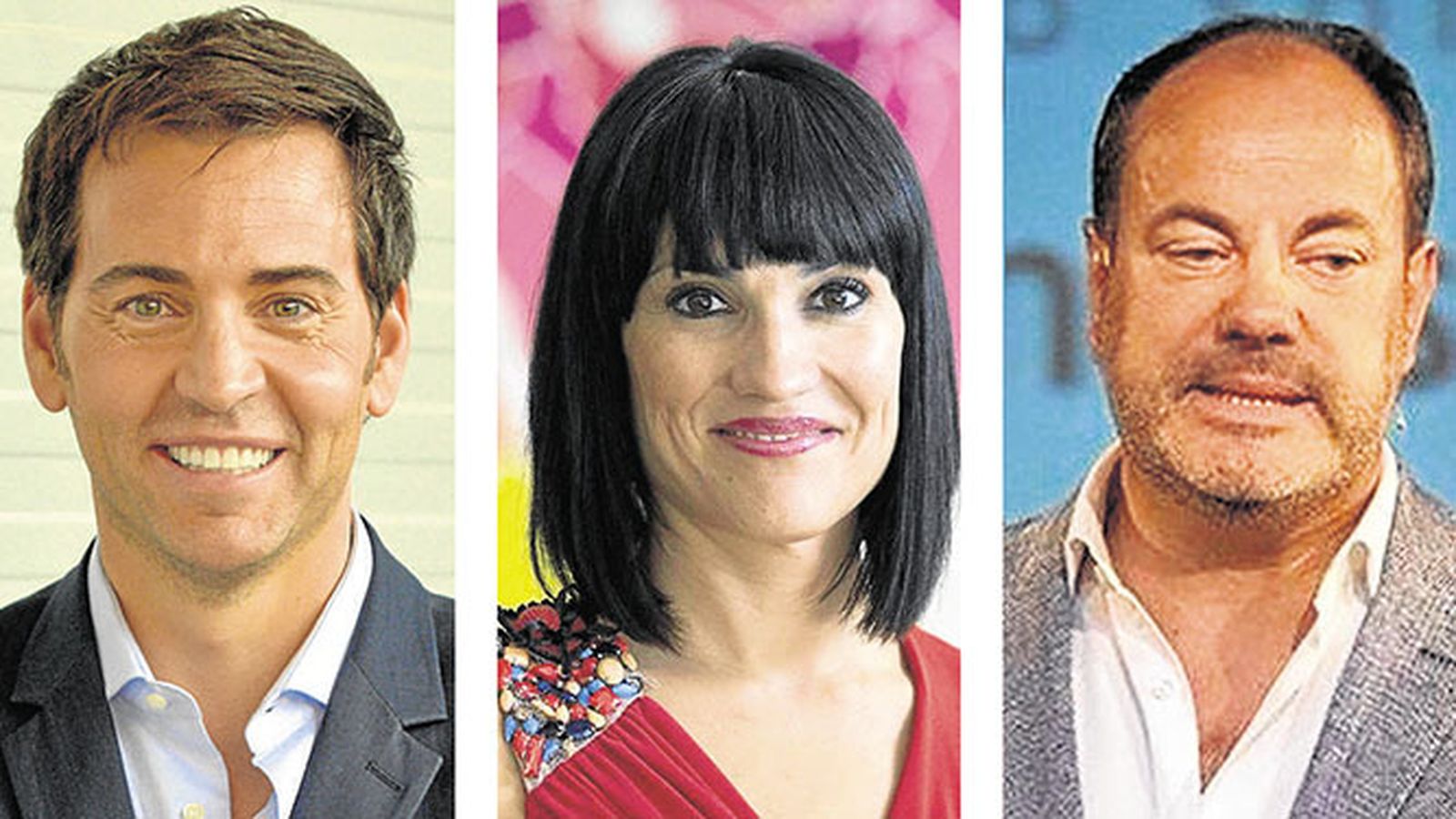 De izquierda a derecha, David Meca, Irene Villa y Juanma Quelle.