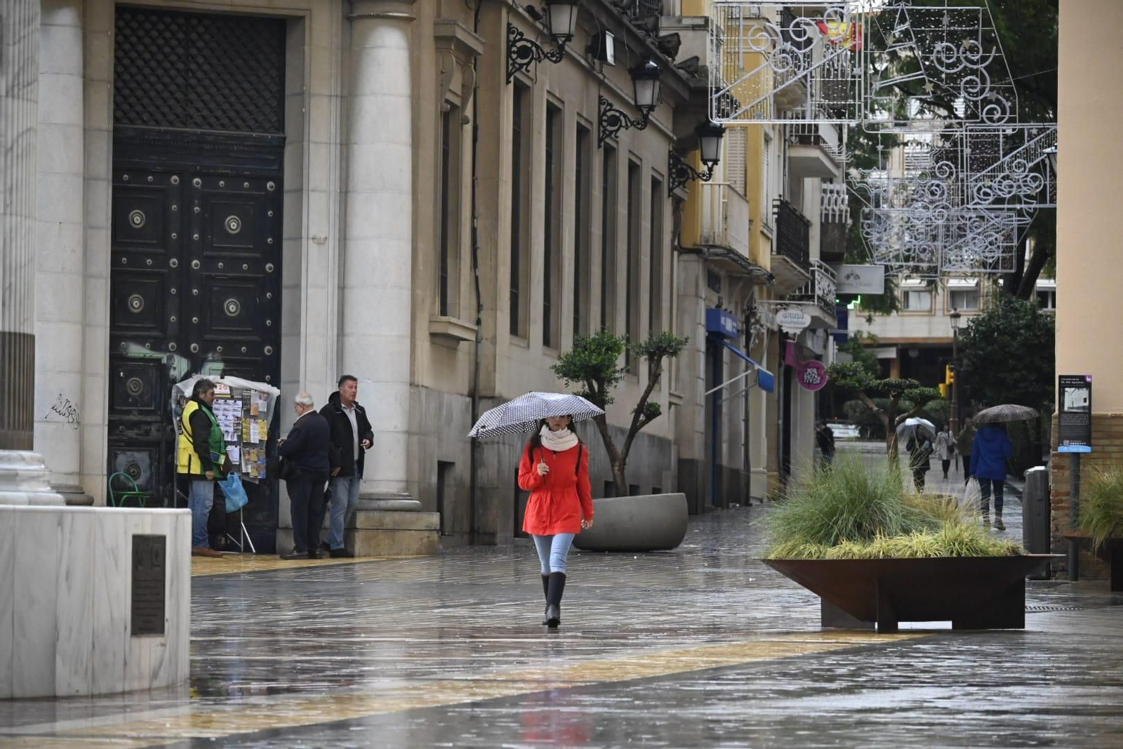 Imágenes del paso de la DANA por Huelva en la mañana del viernes