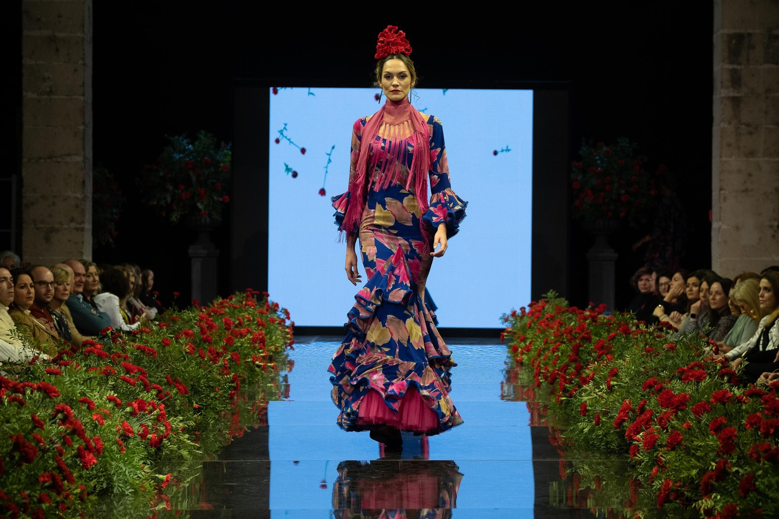 Desfile de Ángeles Verano en la Pasarela Flamenca Jerez Tío Pepe 2023