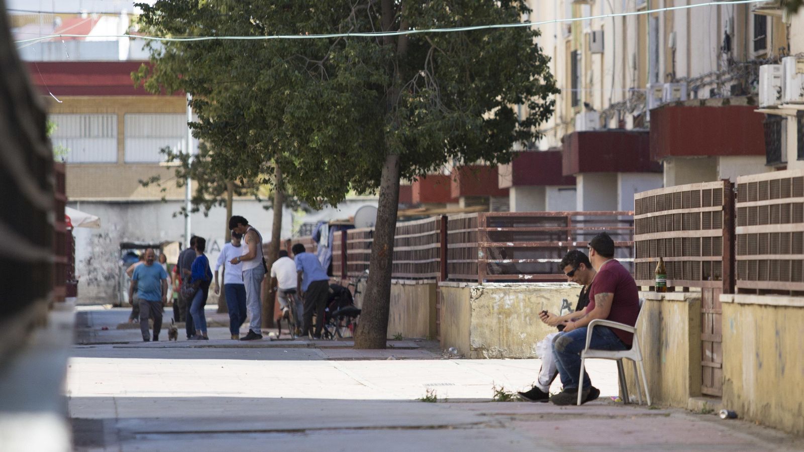 La calle Hermano Pablo, en el Polígono Norte.