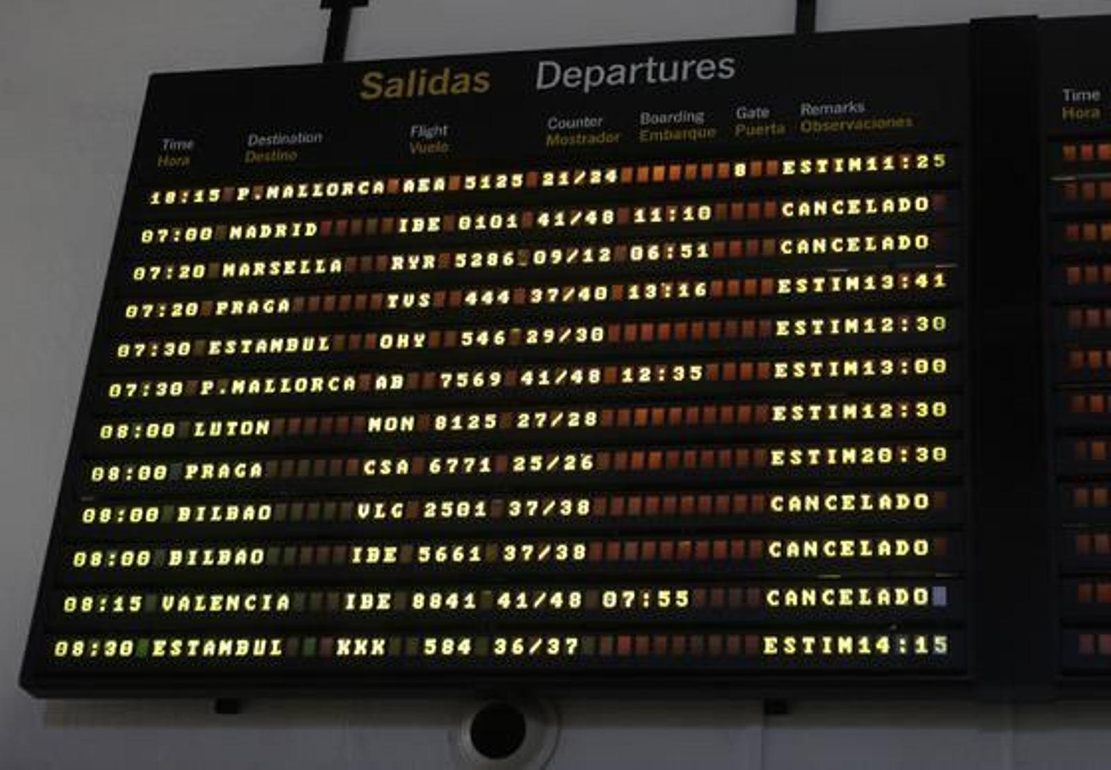 Caos en el aeropuerto de San Pablo