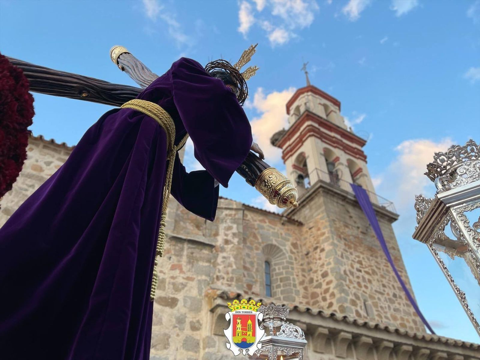 Dos Torres: La procesión especial por los 250 años de la Hermandad de Jesús Nazareno, en imágenes