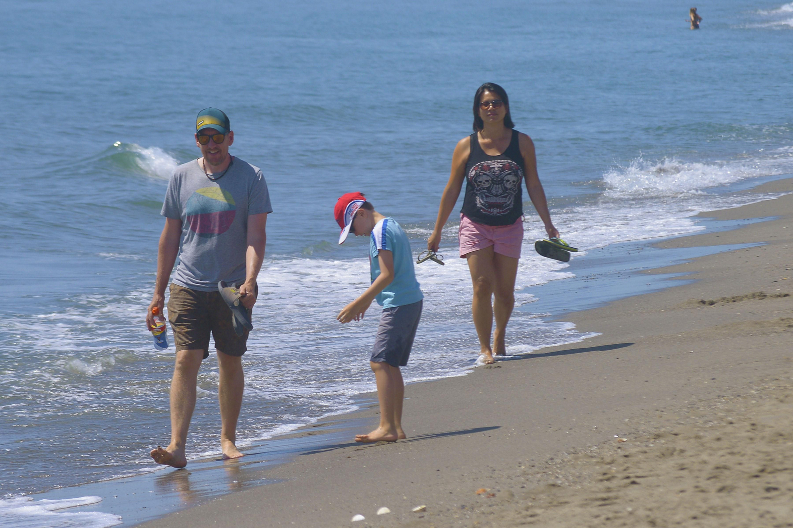Paseo por la playa de Sotogrande.