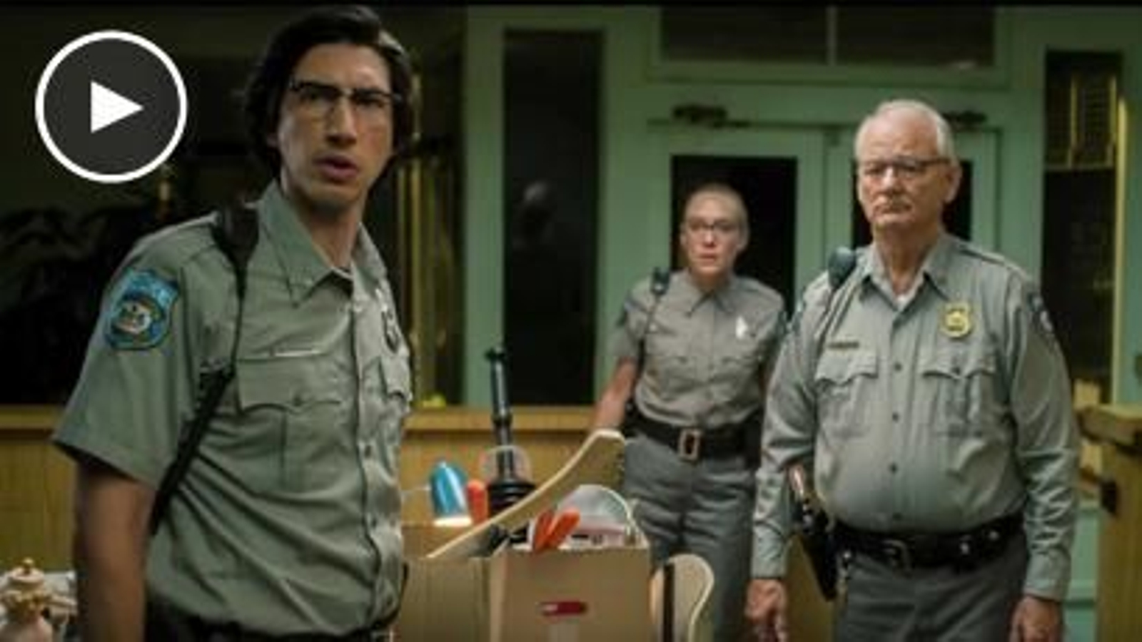Adam Driver, Chloë Sevigny y Bill Murray, en una escena de 'Los muertos no mueren'.