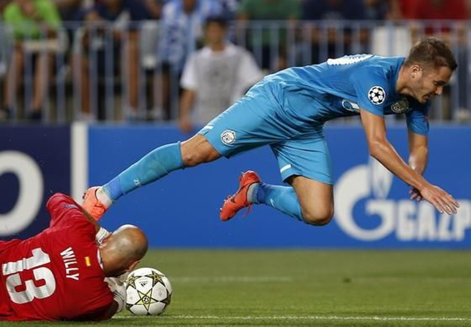 El estreno soñado del Málaga en la Champions, en fotos 

Foto: EFE