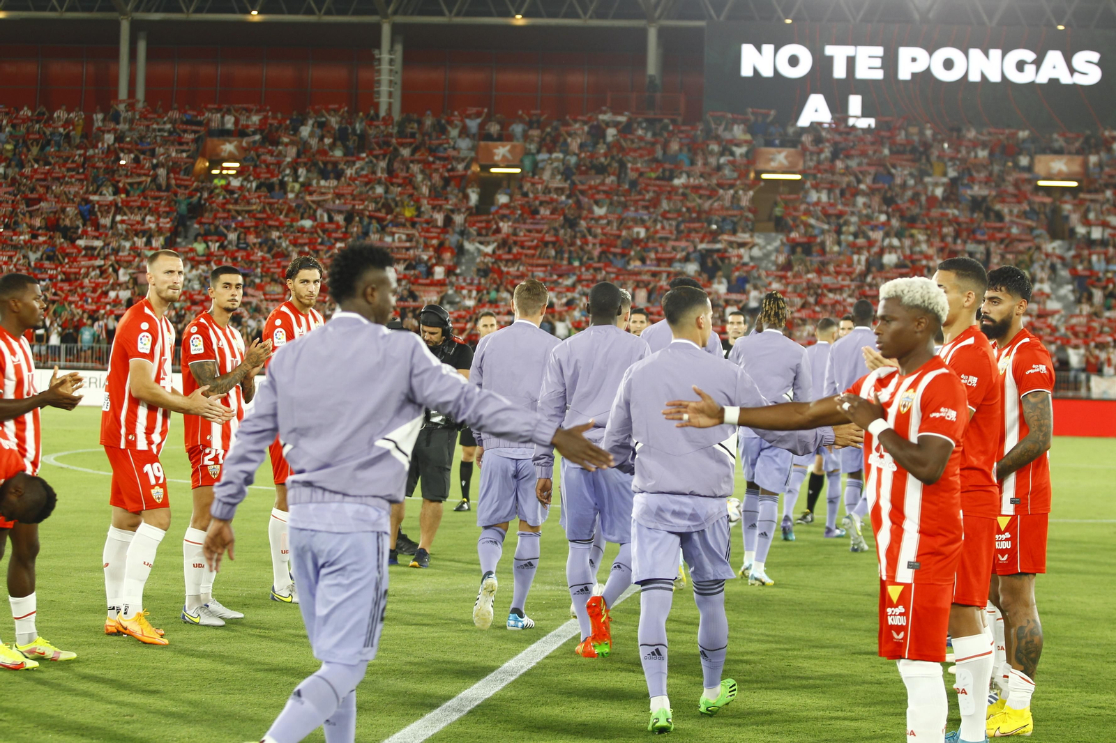Imágenes del partido U.D. Almería-Real Madrid C.F. de la Liga Santander