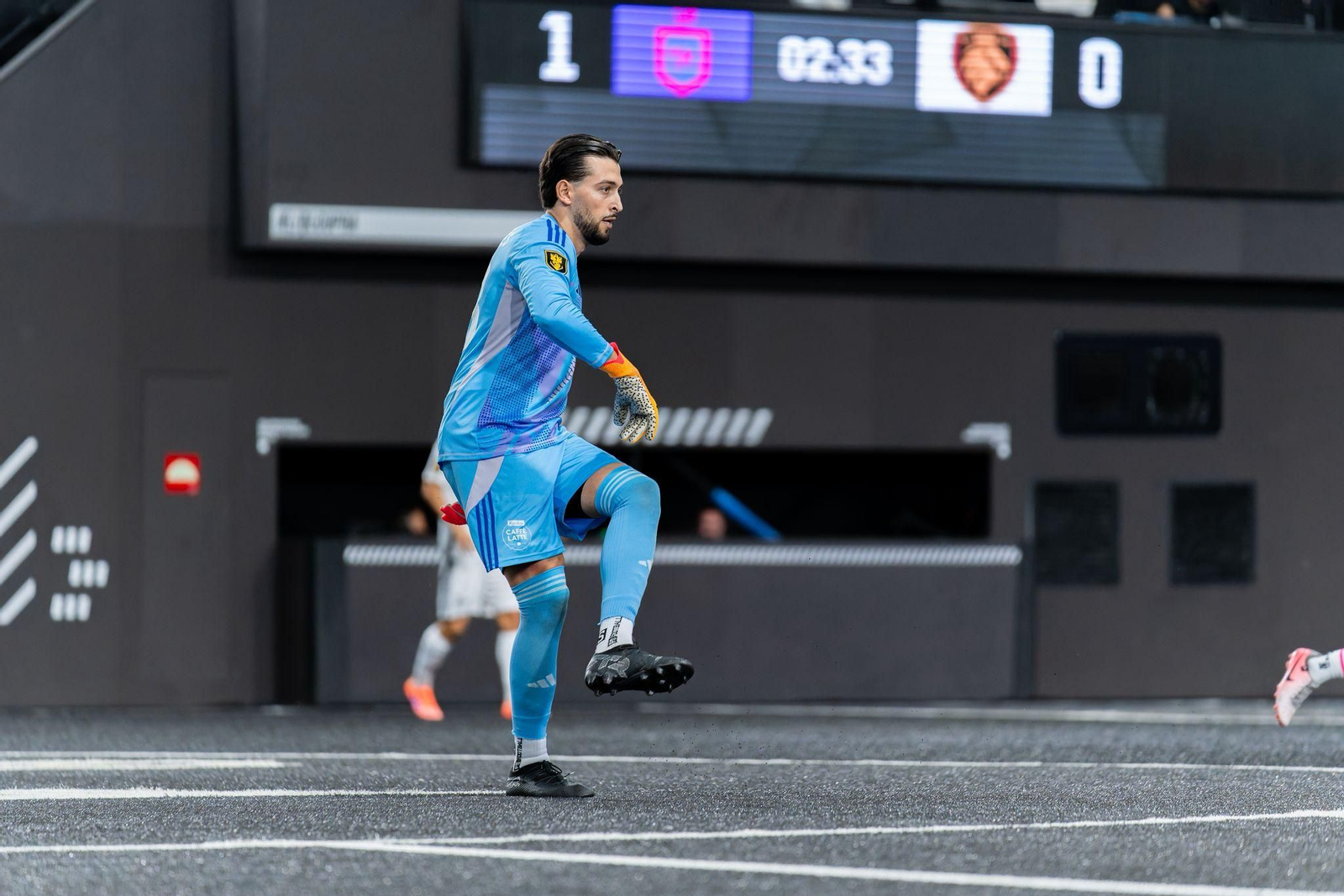 Lluís Tarrés, durante su debut en la Kings League.