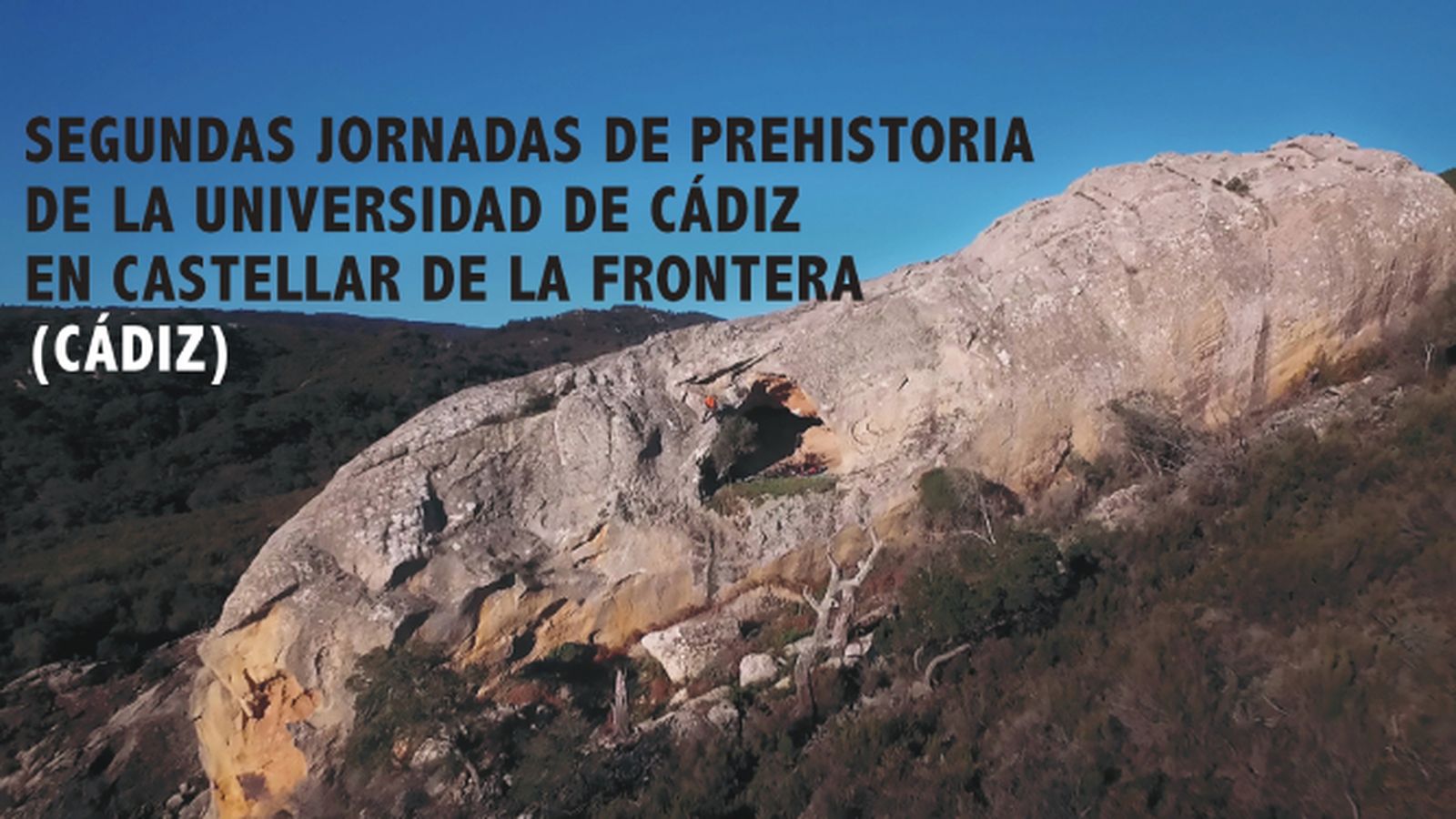 El póster de las II Jornadas de Prehistoria de la UCA.