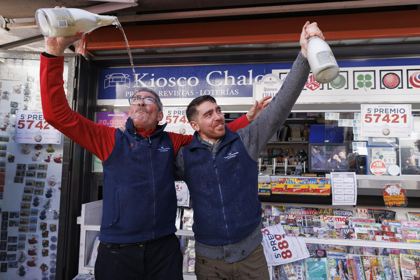 Celebración en diciembre de 2024 en el kiosco de Plaza Nueva.