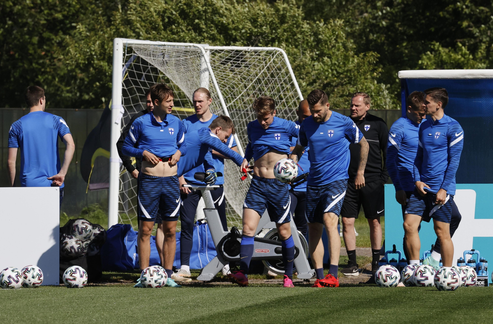 Entrenamiento de los finlandeses