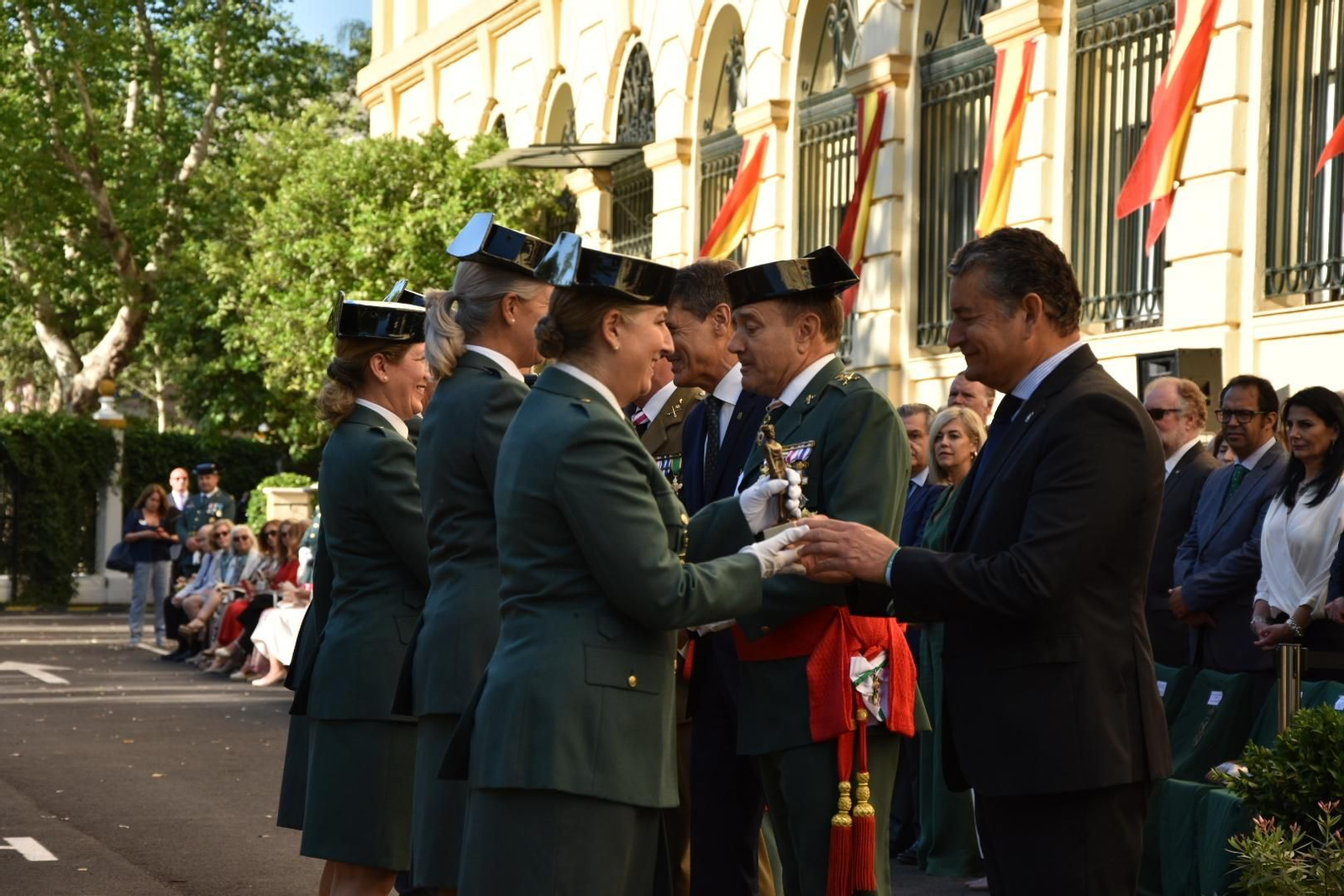 La Guardia Civil celebra en Sevilla su 179 aniversario