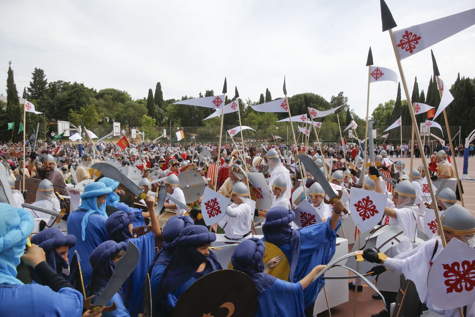 La Batalla de las Navas de Tolosa escenificada por los alumnos de El Romeral