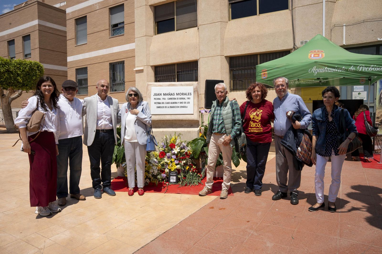 Las imágenes del homenaje a Juan Mañas, víctima del caso Almería
