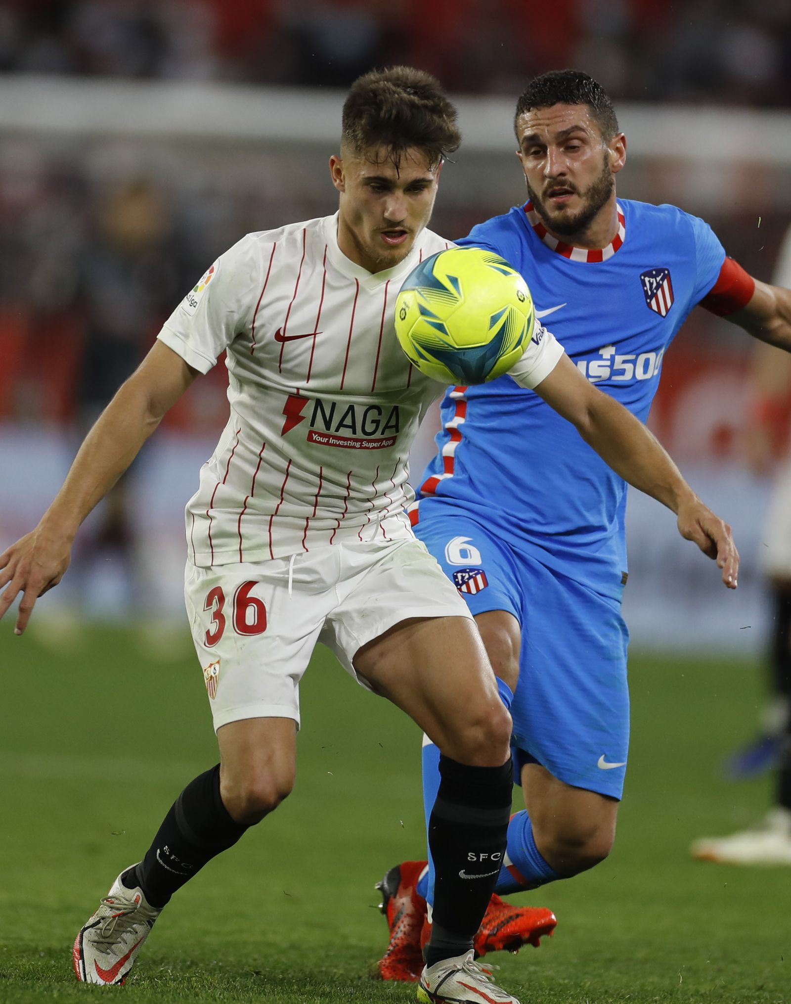 Las imágenes del Sevilla fc-Atlético de Madrid