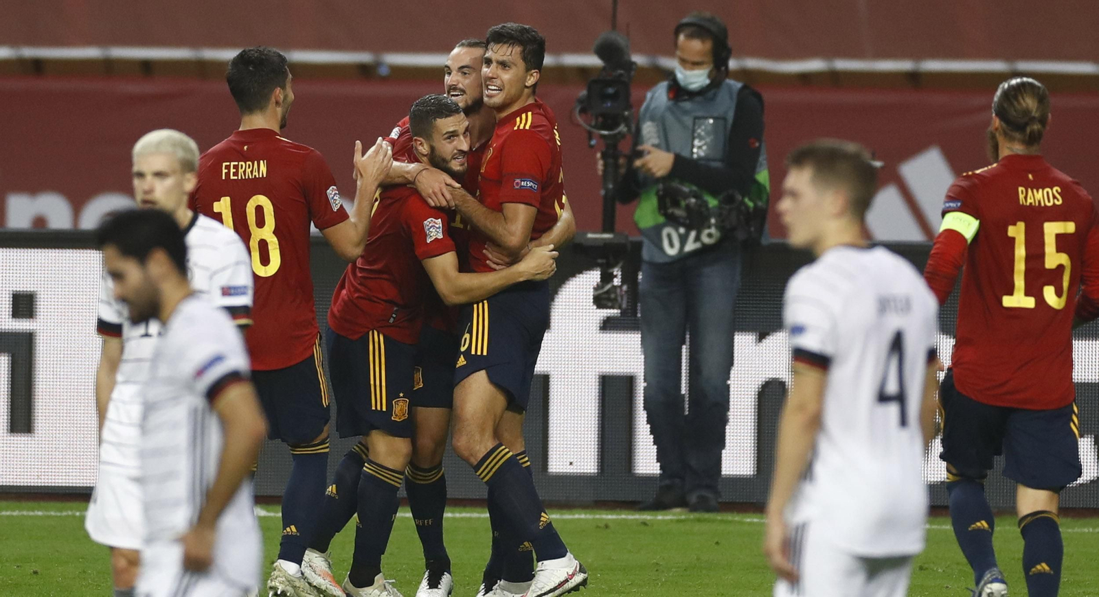 España-Alemania, en imágenes