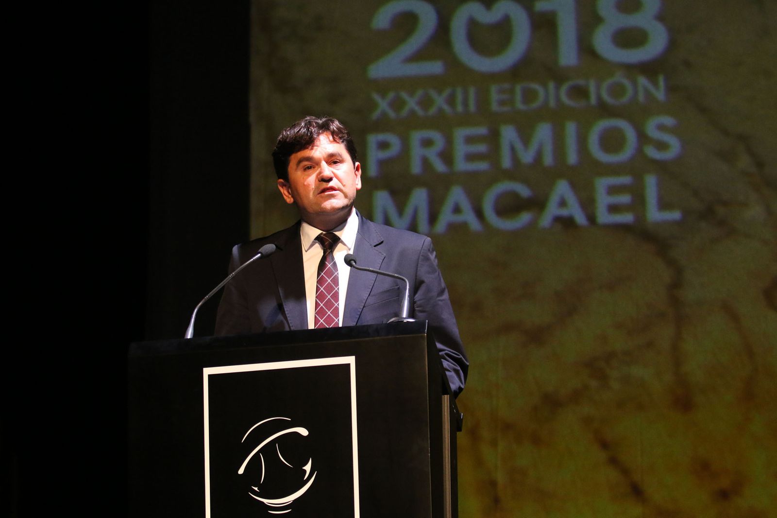 El presidente de AEMA, Antonio Sánchez, puso el broche a la gala con su discurso.