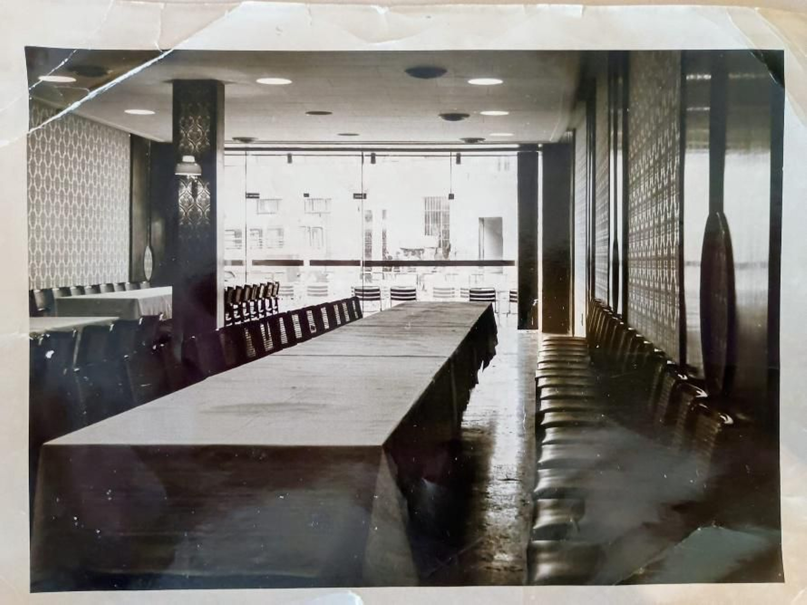 El antiguo salón de celebraciones del establecimiento, en Real 44.