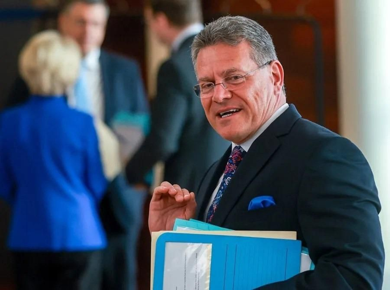 El comisario de Comercio de la Unión Europea (UE), Maros Sefcovic, en una imagen de archivo.