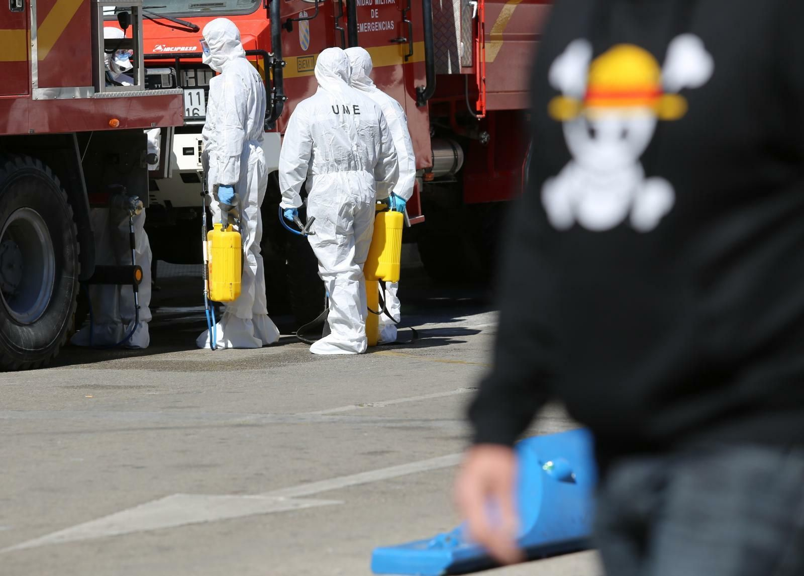 Las fotos del Ejército desplegado en Málaga