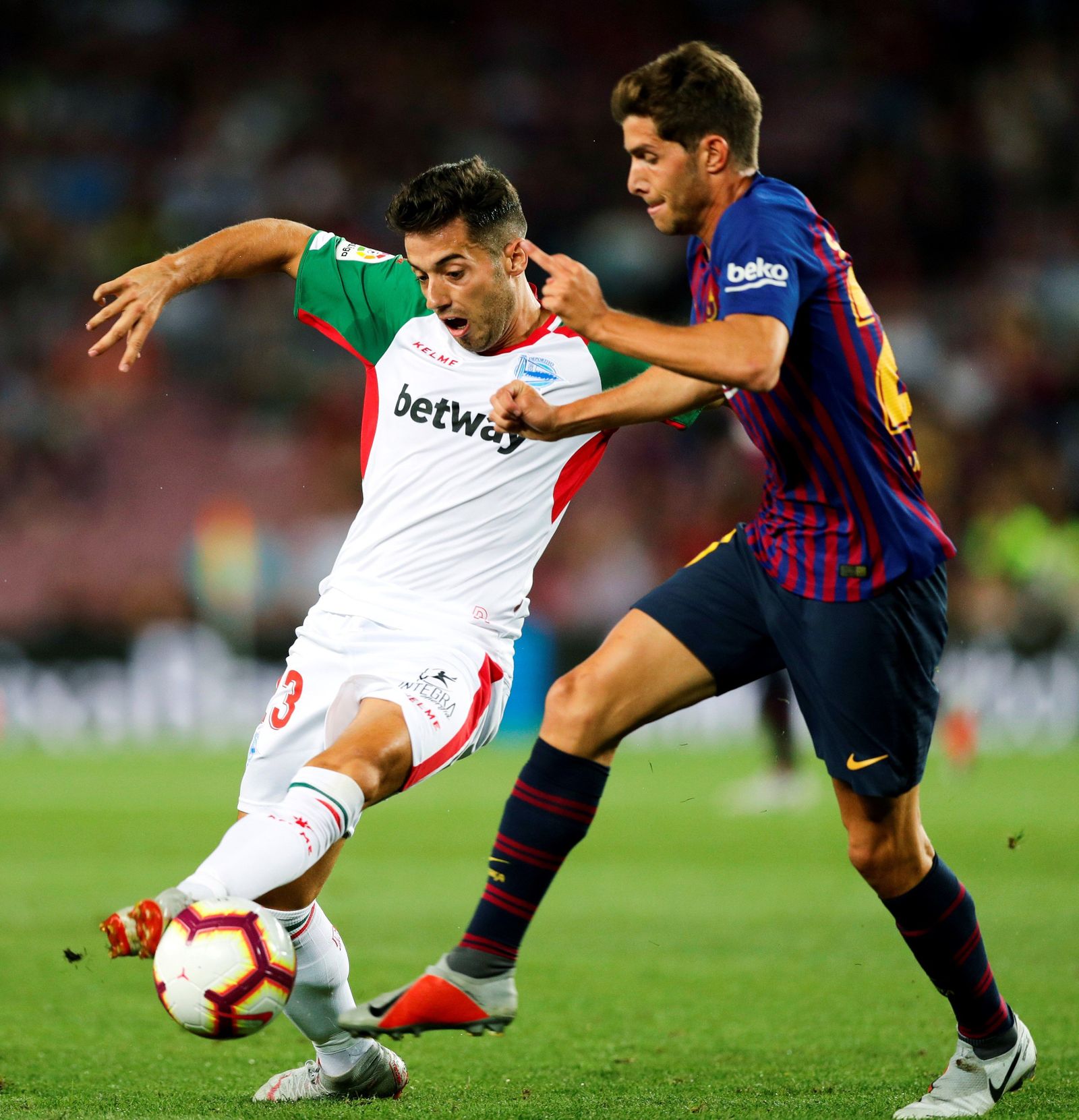 El Barcelona-Alavés, en imágenes