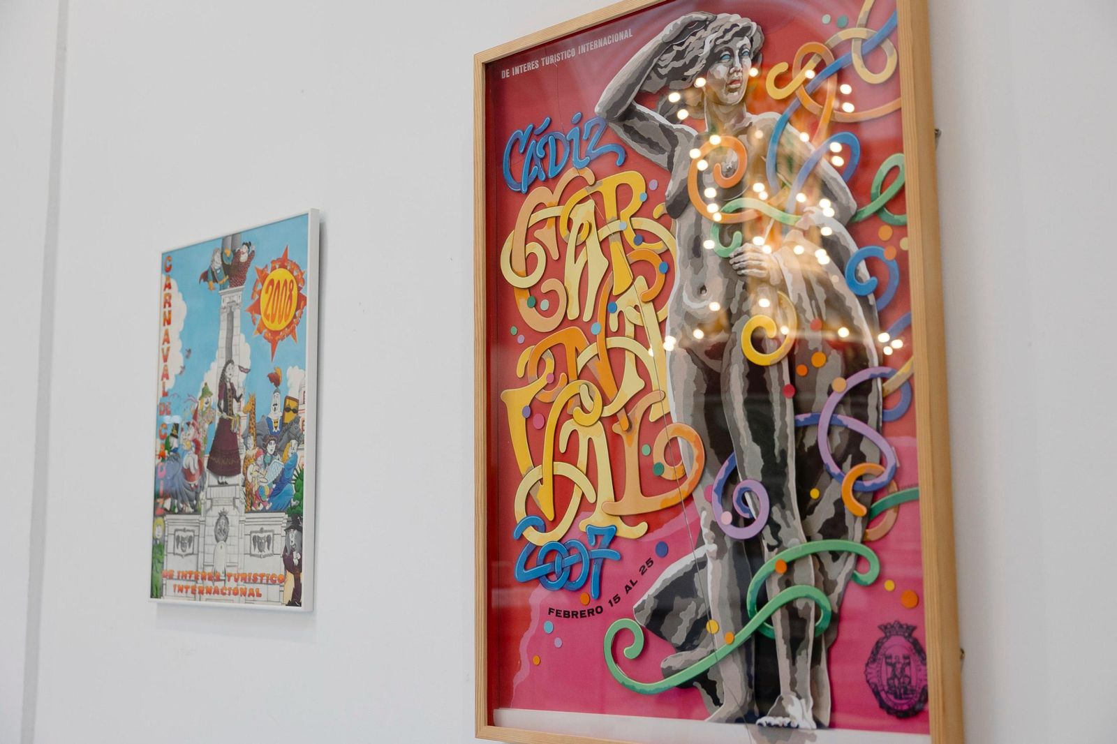 Galería de imágenes de las exposiciones inauguradas en la Casa del Carnaval