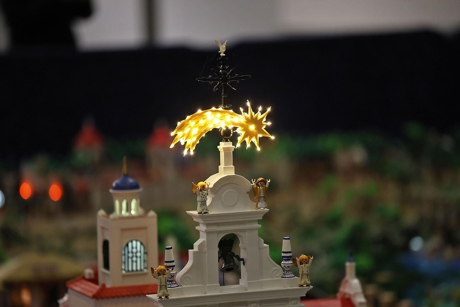 Imágenes del Belén de Playmobil más grande del mundo dedicado al Rocío