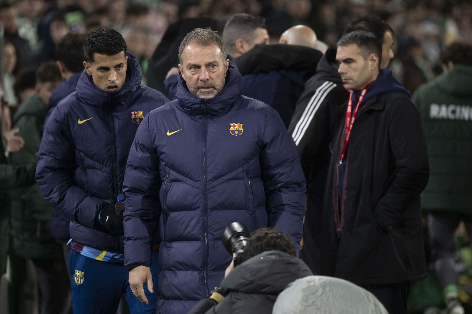 Las fotos del Racing-Barcelona de Copa