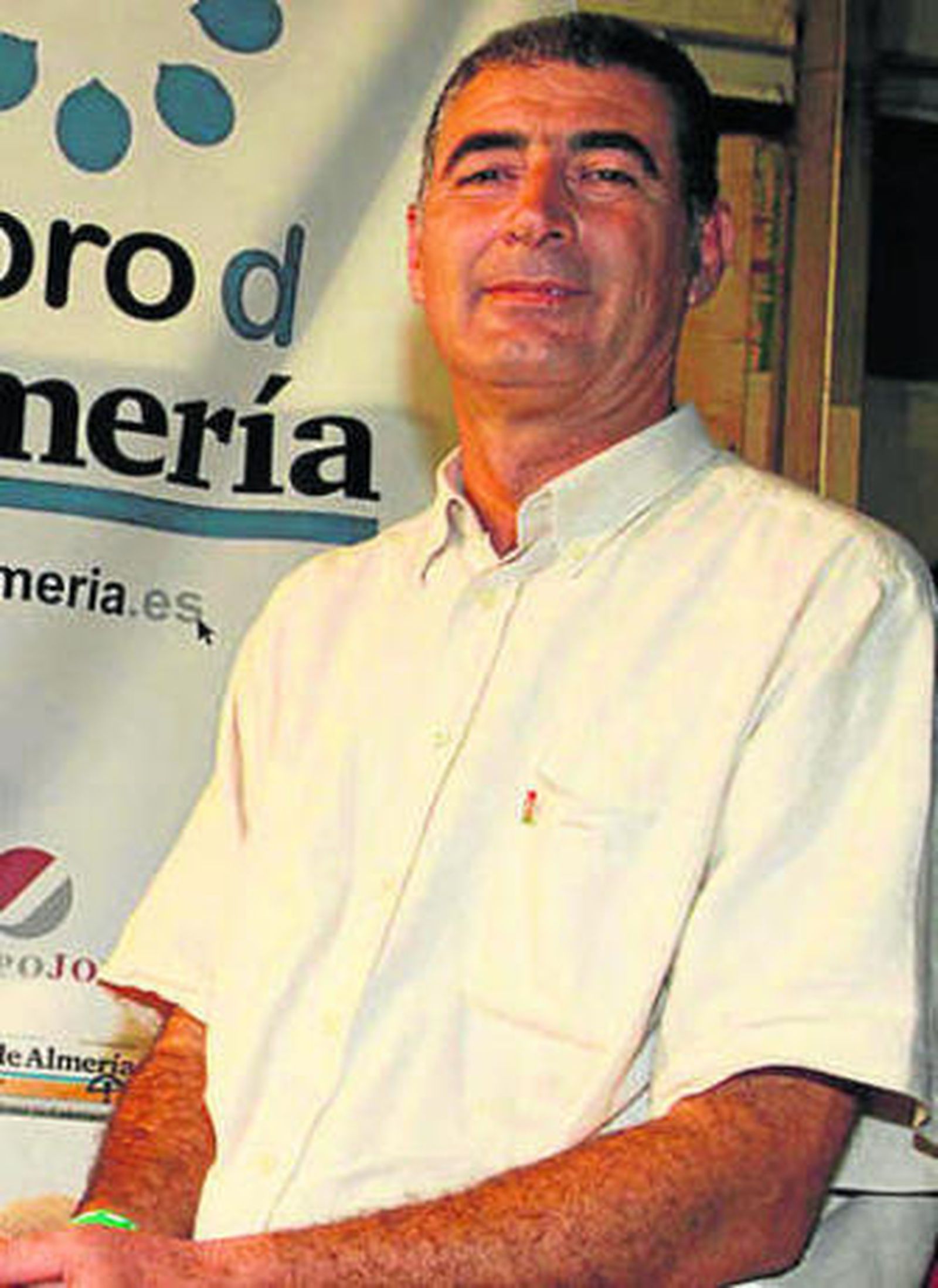 Pedro Ruiz durante la entrevista.