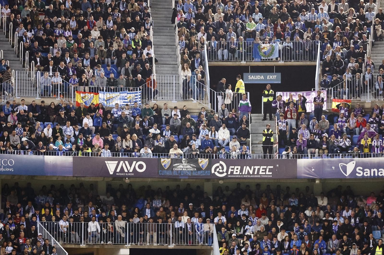 Búscate en las gradas en el Málaga CF-Valladolid en La Rosaleda